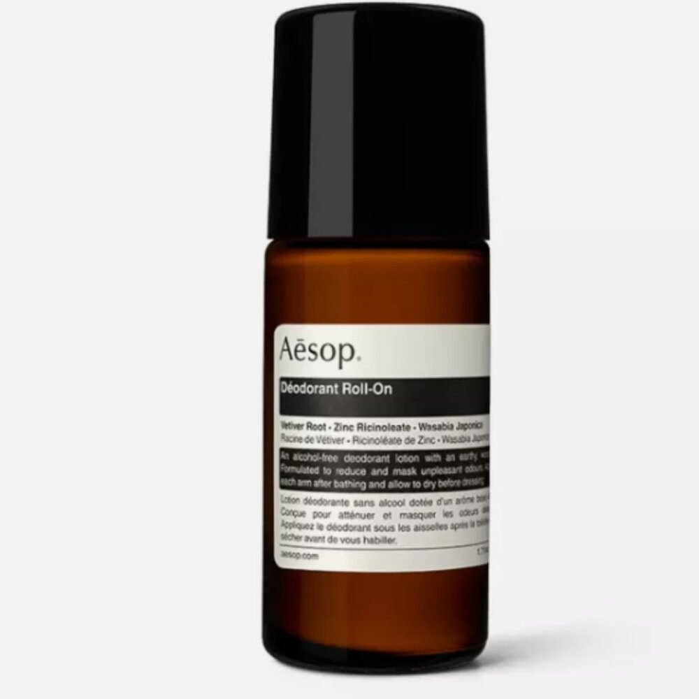 Aesop Herbal Deodorant Roll On | 50mL | Paraben, Cruelty-free & Vegan